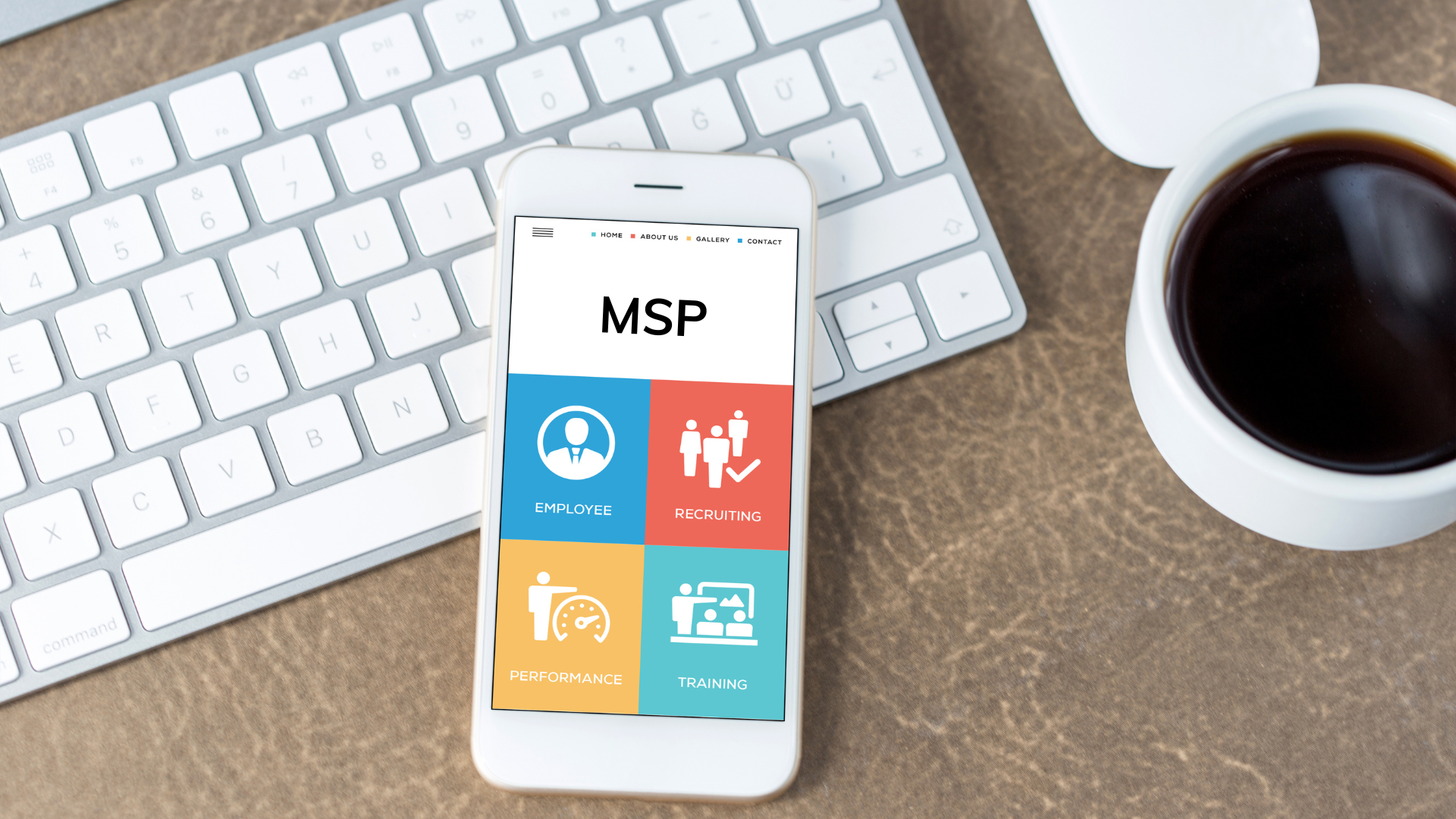 MSP Article Cover Image - An interface that shows a MSP dashboard